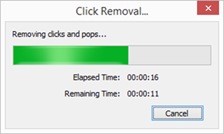 Audacity click removal