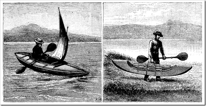The Berthon Folding Canoe, from the mid 19th Century